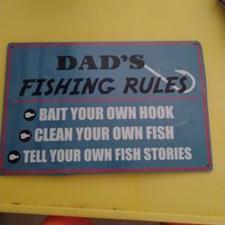 Fishing Decor Sign