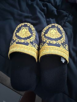 Versace Medusa Baroque House Slippers