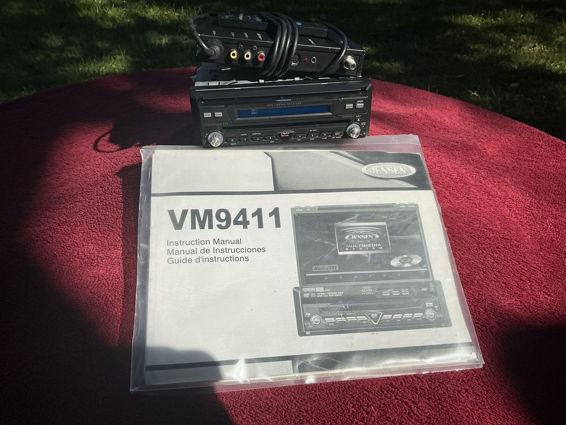 Jensen VM9411 in-dash multimedia receiver, CD, DVD, TV Tuner