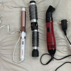 Revlon lonic Technology Perfect Heat & Style Hair Dryer + Conair Curler 1”