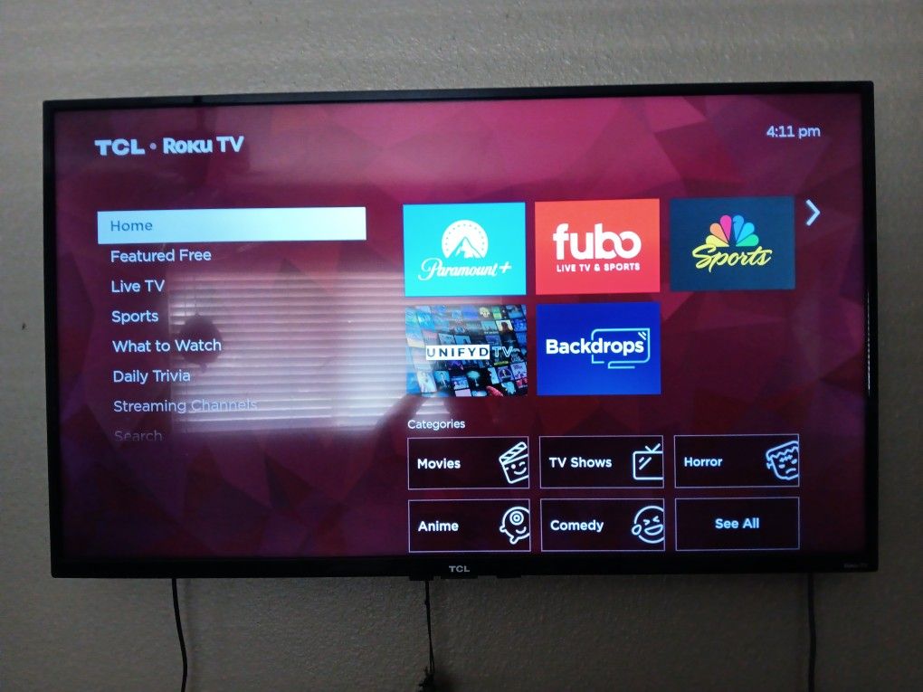 Tcl 43 in Roku Smart Tv