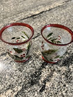 Christmas Candle Holders 