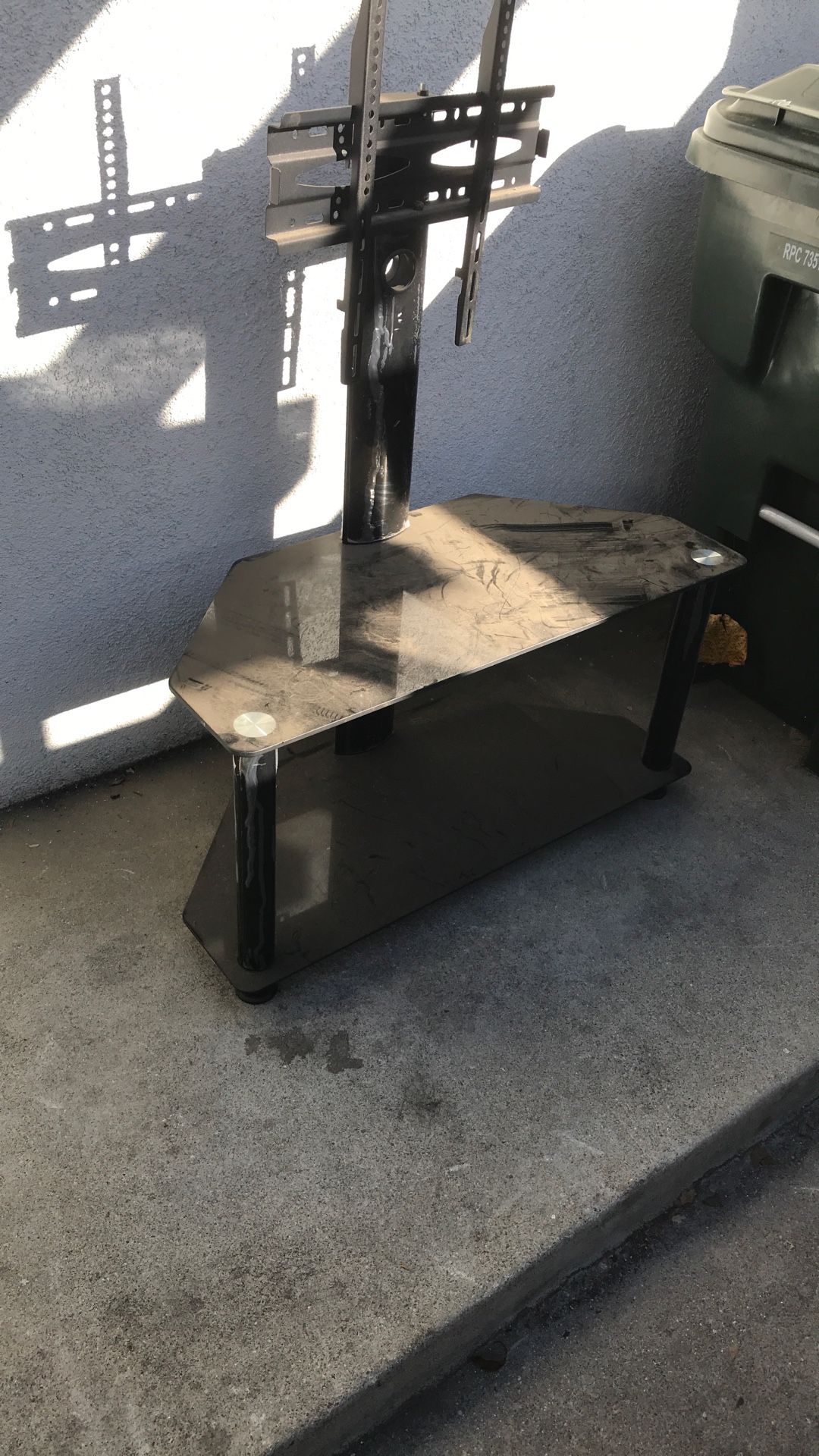 Tv Stand Glass Metal