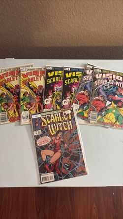 7 Vision and scarlet witch comic