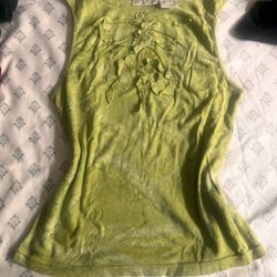 Green Back East Tank Top