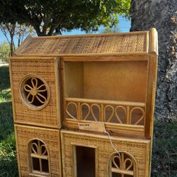 Rattan/boho Dollhouse
