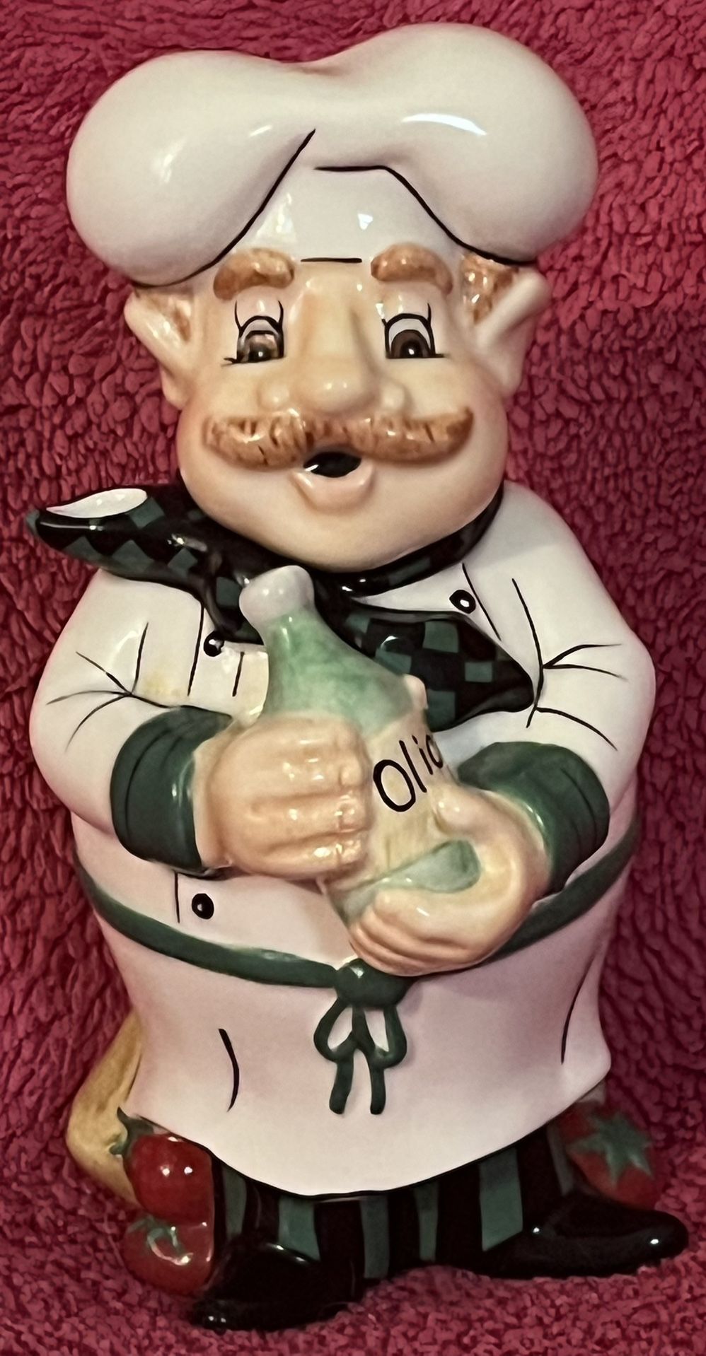 Fitz and Floyd Essentials Italian Duo Papa Paisano Olio  