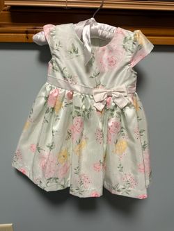 Girls floral dress 18 mo