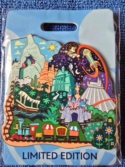 2026 D23 limited edition Around the world Disney parks to port Disneyland Pin