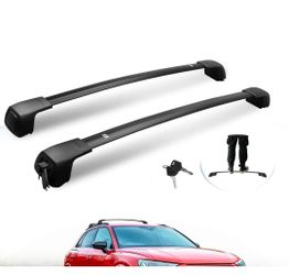US Stock For Audi Q3 2019-2025 Black Lockable Cross Bars Roof Rack Rails Carrier