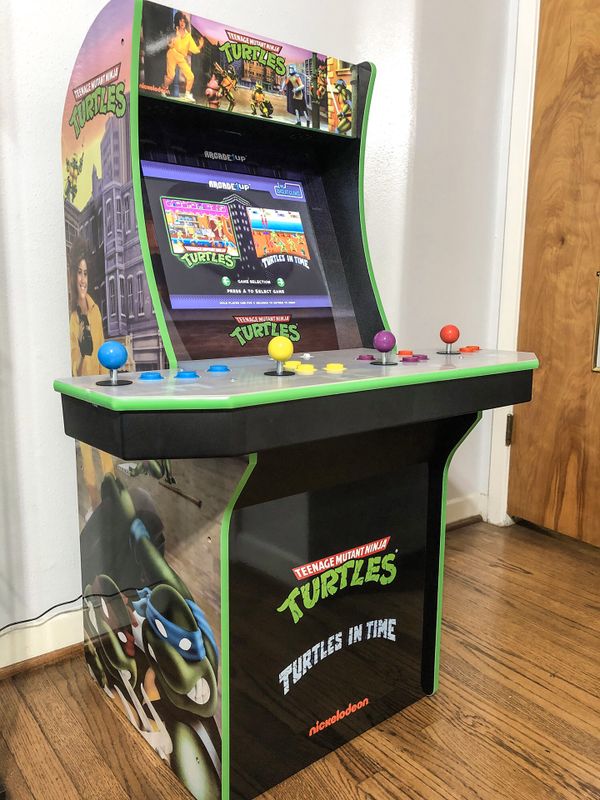 ARCADE1UP (TMNT) Teenage Mutant Ninja Turtles mini Arcade 4 Player New