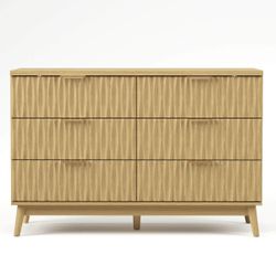 Brown Rustic Dresser assembled ensamblado