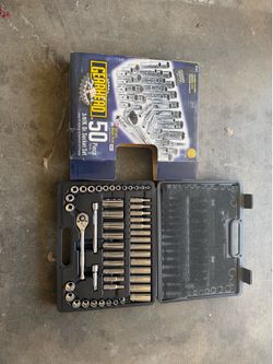 Gear head 50 pc wrench set