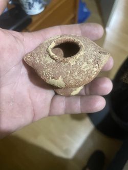 Ancient Terra-Cotta Oil Lamp