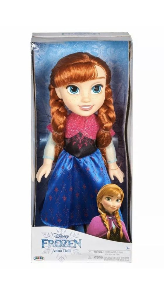 Disney FROZEN Princess Tea Time Toddler Doll Anna 14" Brand New