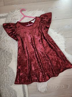 Beautiful Christmas Dress,  6-7Y,  $23