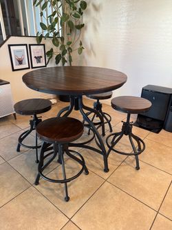 Table and Stools
