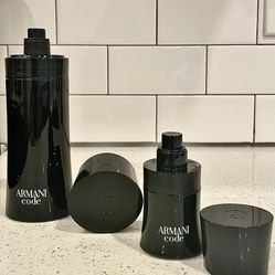 Giorgio Armani Code Eau de Toilette Spray – Men’s Cologne (6.7oz & 1oz Bottles)