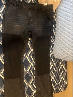 Flared denim