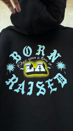 BXR BORN RAISED ONCE UPON A TIME IN LA BLACK HOODY SZ XL  UNDFTD SUPREME NIKE DUNK DODGERS