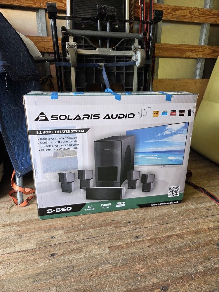Solaris Audio S-550 5.1 Home Theater System.