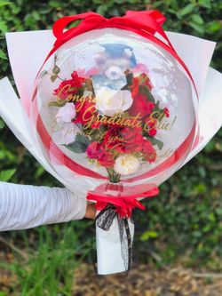 flower balloon bouquet