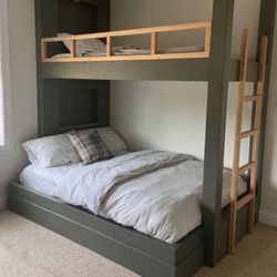 Custom Built Bunkbeds – 4 Beds (Full Over Queen) Starting at $2,500