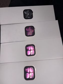 Apple Watch Series 11 46mm Jet Black Al Black SB M/L GPS.           /         Apple Watch Series 11 42mm Rose Gold Al LB SB S/M GPS