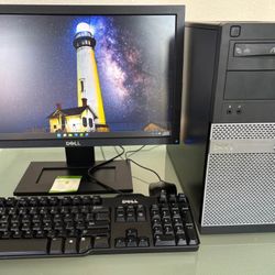 Dell Optiplex 3020 Intel i5 Desktop with DVD RW Drive, Monitor, Keyboard & Mouse