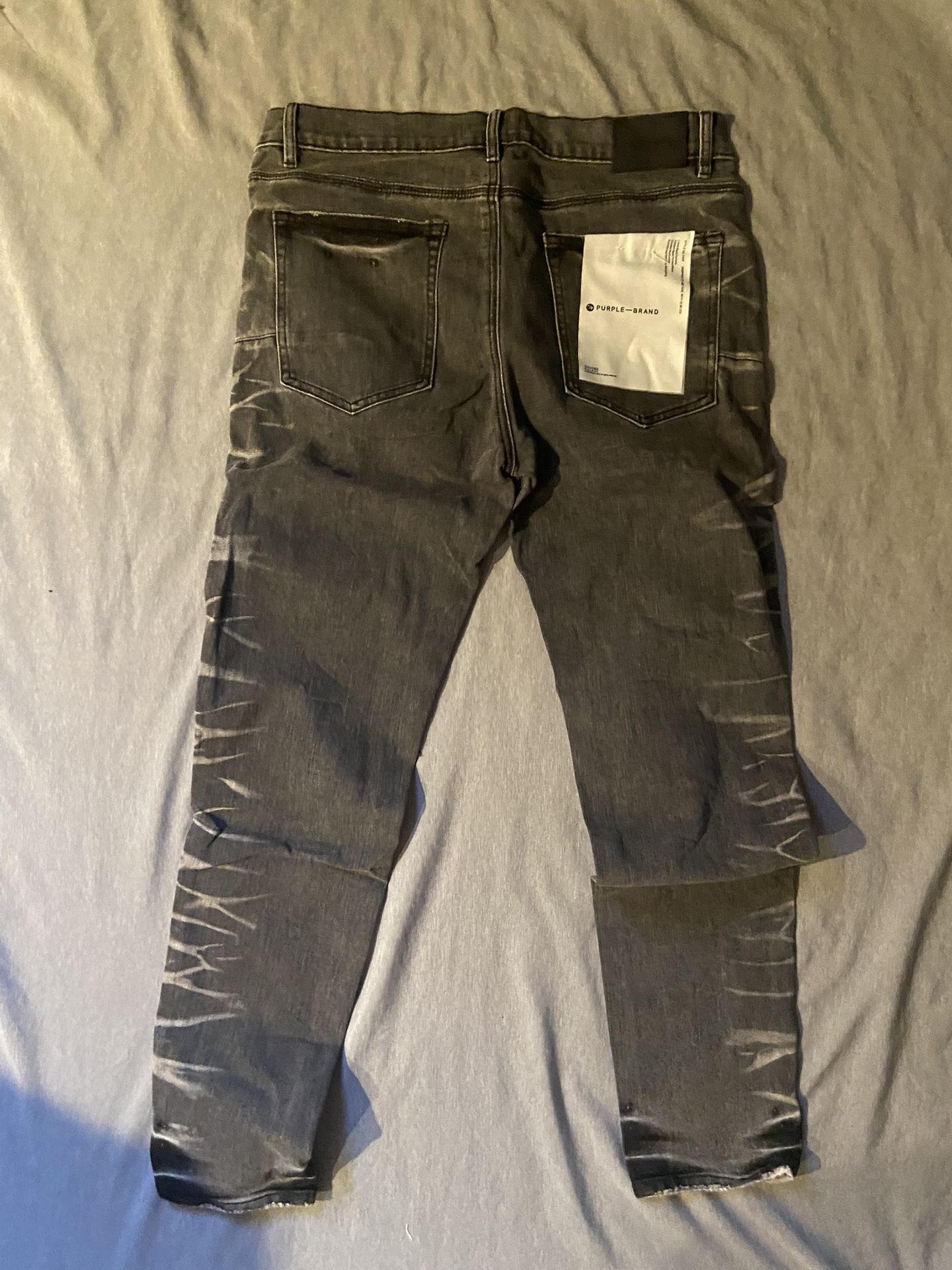 Black Purple Jeans