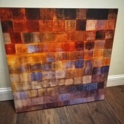 Abstract Art "Warmth" By Volk