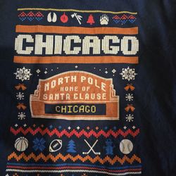 CHICAGO BEARS/CUBS 2XL SHIRT CHRISTMAS 🎄 