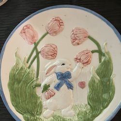 Spring Bunny Plate