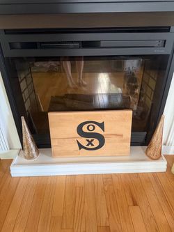 NEW White Sox 2-Sided Wooden Sign