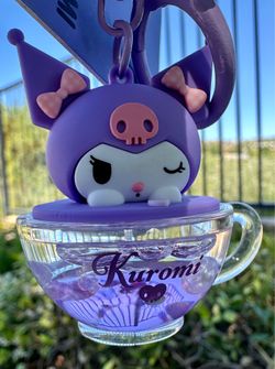 🔥 Trendy Keychain Charms! Brand New Liquid Quicksand Teacup & Crystal Jelly Monster Mini Figures Backpack Charms!