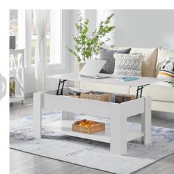 New White Lift Top Coffee Coffee Table
