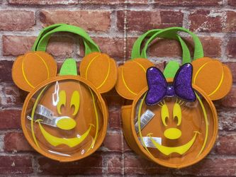 Disney Halloween  Fabric Baskets 