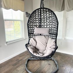 Abrams Chair Hammock with Stand-Gray