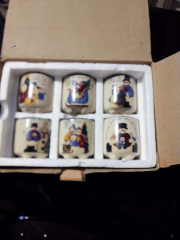 Candle Holders Christmas Motive