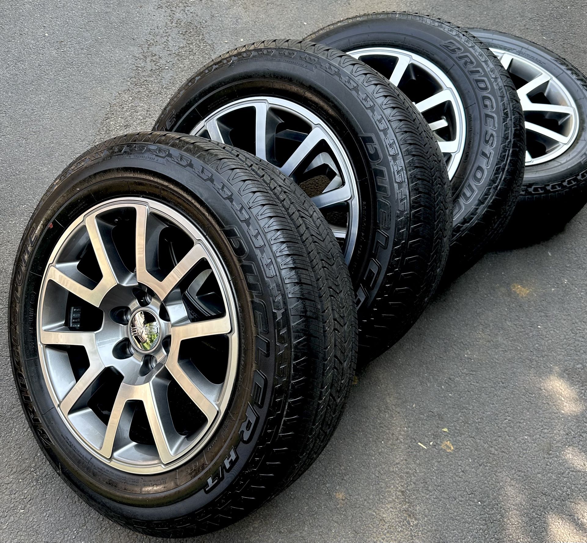 20" Inch Oem Gmc Denali Wheels Rims 6x139.7 6x5.5 Bridgestone Dueler 265/60R20 Tires Hablo Español