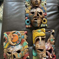 3 Mayan/Aztek Mask