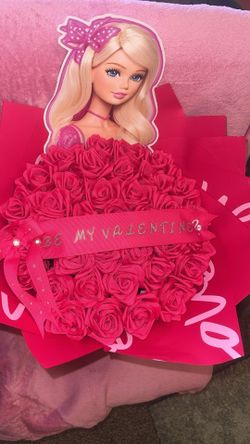 Cute Pink Barbie Bouquet For The Bestie/for The Cutie Or The Toxica