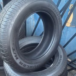 Tires 225/65/17 Bridgestone Tires Installed And Balanced 