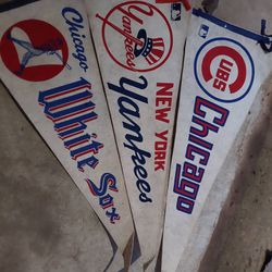 Vintage Sports Flags 1960’s