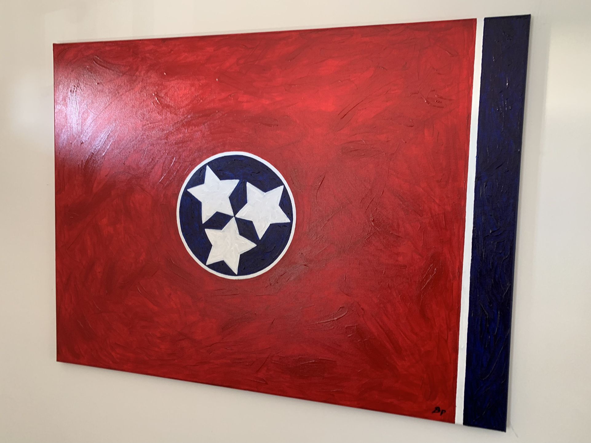 Tennessee State Flag Painting