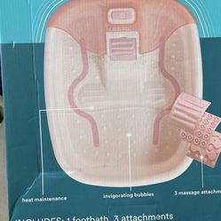 Homedics Foot Bath, New !  $17