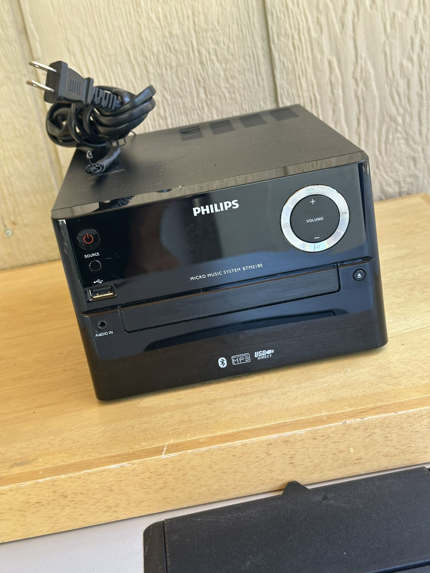 PHILIPS Micro Music System BTM2180 Bluetooth MP3 USB AM/FM Stereo - No Speakers