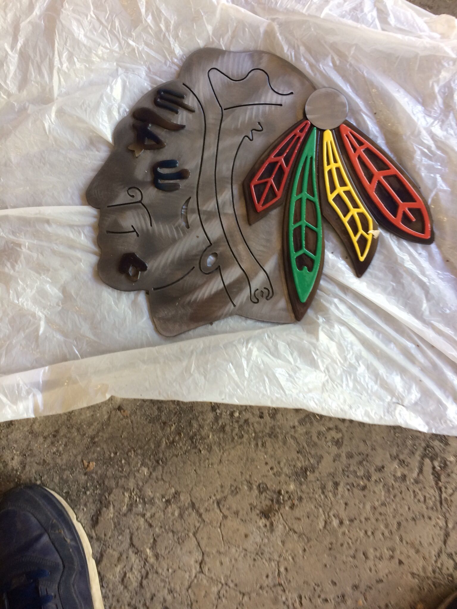 Chicago Blackhawks plaque