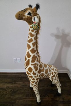 Melissa & Doug Giant Giraffe - Lifelike Plush Stuffed Animal