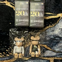 Bearbrick Series 43 Cobra Kai (2) With Card